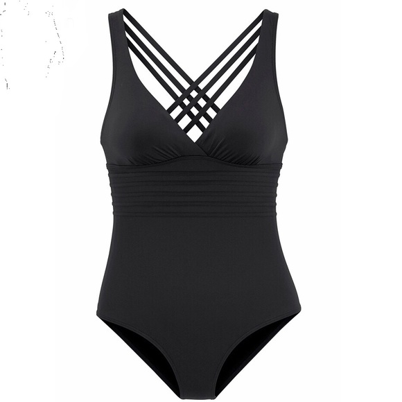 LAST ONE One Piece Swimsuit / Monokini in Black - Picture 2 of 4